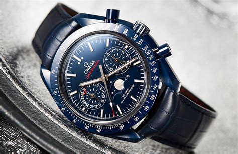 blue origin omega watch|omega blue side of moon.